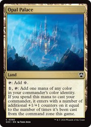 Opal Palace 390 Common Commander: Secrets of Strixhaven MTG