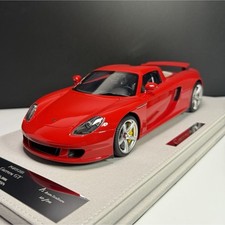Auto Scultura Porsche Carrera GT rouge 1/18 résine édition limitée 12/20