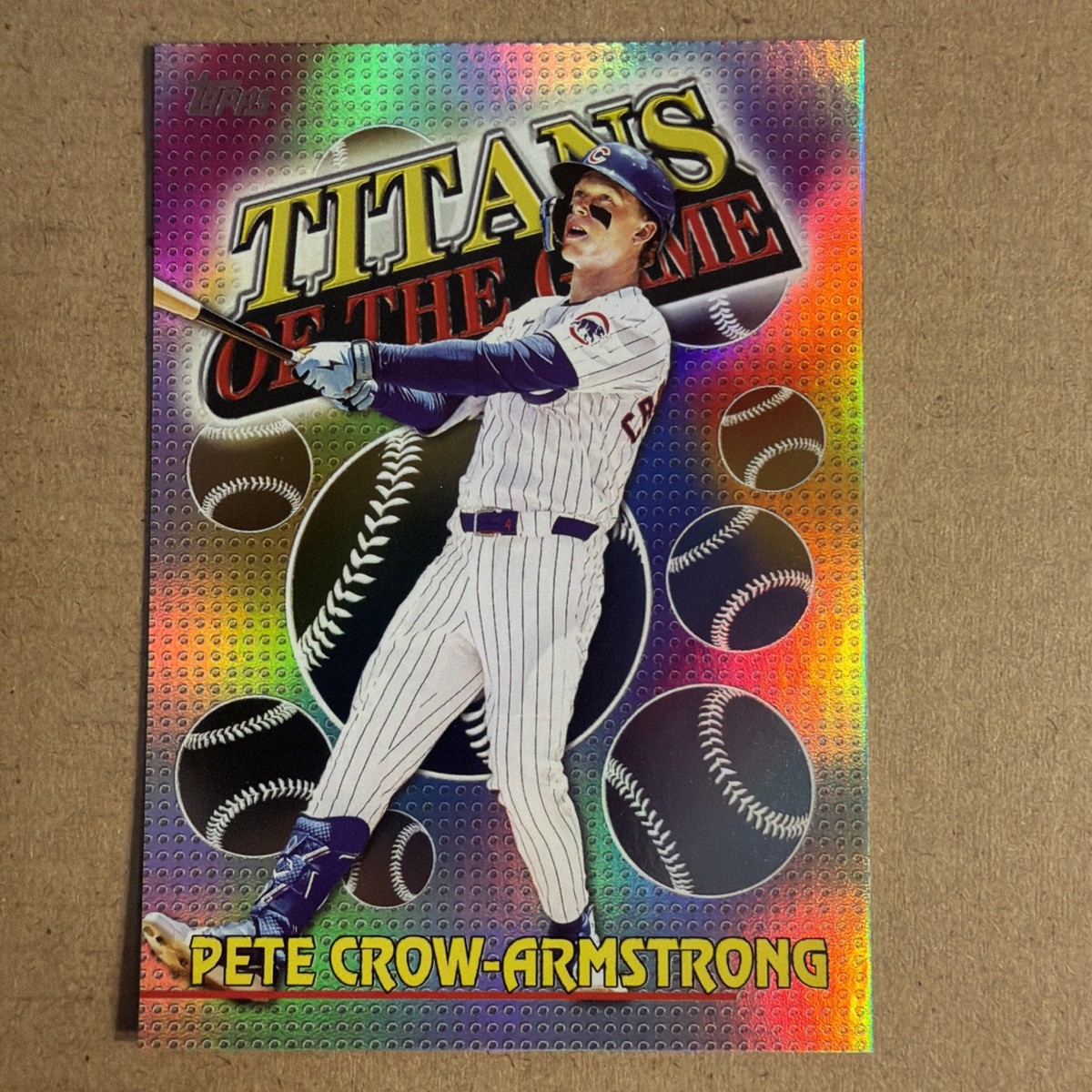 ロッテスターアベニュー　トレカ　ヘチャン 2026 Topps #TOG-13 Pete Crow-Armstrong Titans of the Game Account