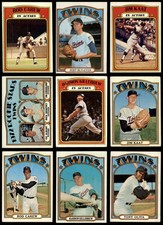 1972 Topps Minnesota Twins Team Set 3.5 - VG+ 7353569