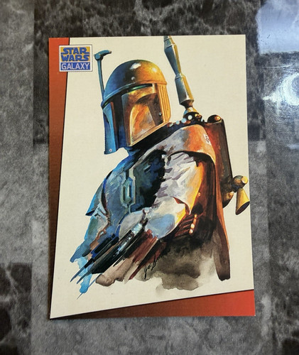 Boba Fett #13 Star Wars 1993 Topps Galaxy card