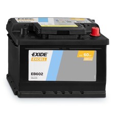 Exide Excell EB602 12V 60Ah 540A Blei-Säure Autobatterie 50Ah 62Ah 71Ah 74Ah