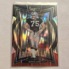 2024 Panini Select Prizm Concourse Howie Long #60 Los Angeles Raiders