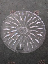 MARQUIS by WATERFORD CRYSTAL Sheridan 11" Round Footed Cake Stand NO BOX