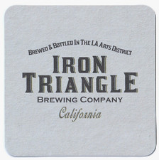 Iron Triangle Brewing Co  Beer Coaster Los An...
