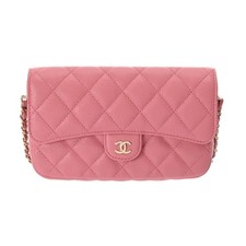 CHANEL flap phone case AP2096 Matrasse pink Women Shoulder Bag
