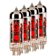 Groove Tubes Gold GT-EL84-S Matched Power Tubes Medium (4-7 GT Rating) Quartet