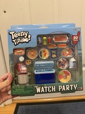 NEW Teeny Tinies WATCH PARTY Mini Food Playset Toy Doll/dollhouse Miniatures
