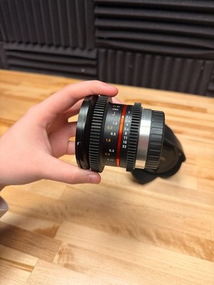 Rokinon 12mm T2.2 Cine Ultra Wide Angle Video Lens for Micro Four Thirds MFT
