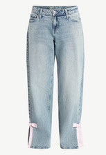 No Boundaries Side Bow Women’s Size 16 Baggy Stone Wash