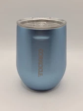 Corkcicle 12 oz Stainless Steel Stemless Wine Tumbler Moonstone Metallic