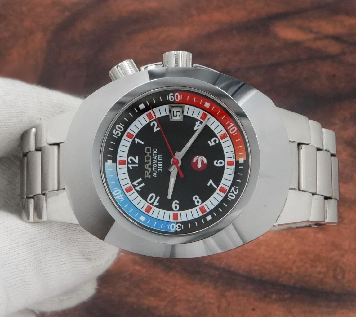 Rado DiaStar Original Diver 300m 658.0639.3 Automatic Black Dial