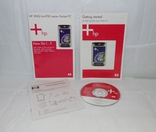 HP Getting Started User Manual/CD Win CE 2003 for iPAQ HX4700 361953-001 