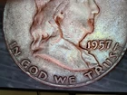 1957 D Franklin Half Dollar
