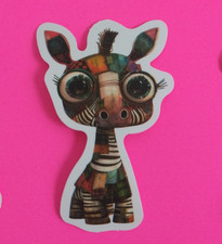 Giraffe Cute Patchwork Animal Sticker 2.38