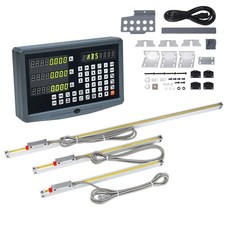 Uimoso Digitalanzeige 400/450/950mm Linearskala mit 3-Achsen-DRO-Kit
