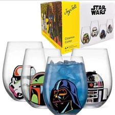 Joy Jolt Star Wars™ Cosmic Color Stemless 19oz Glasses - Set Of 4 - 19oz Ltd Ed.