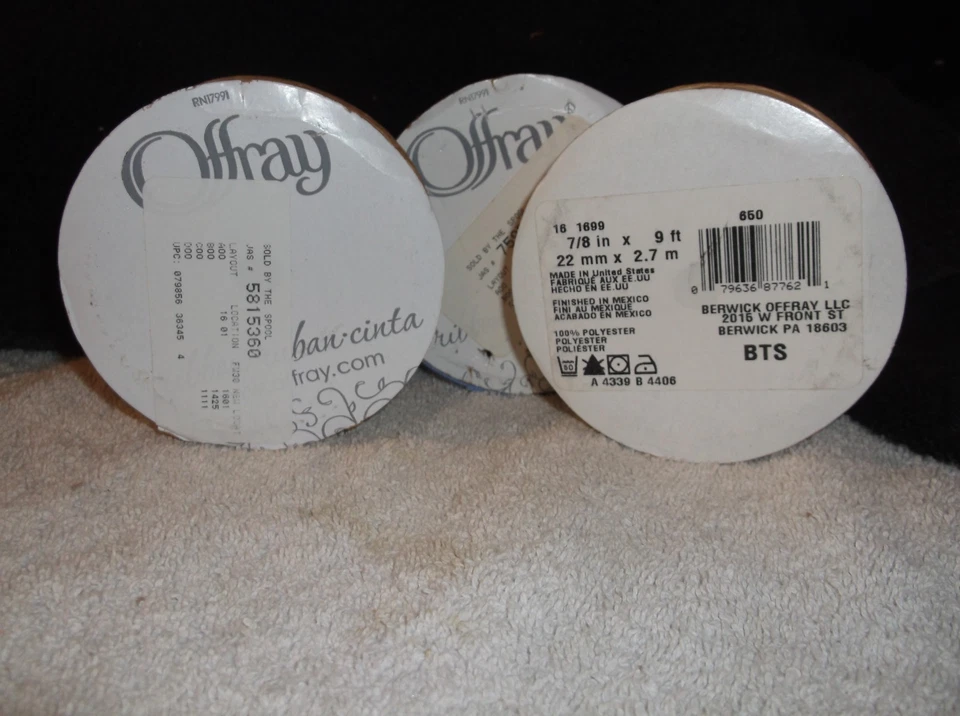 3 New Ribbons - Image 2 of 2