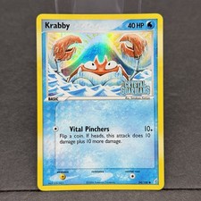 Krabby Pokemon Card 54/100 EX Stamped Crystal Guardians Reverse Holo  LP+ on eBay