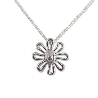 Tiffany & Co. Paloma Picasso Daisy Necklace SV925 Silver Women's Flower Pendant