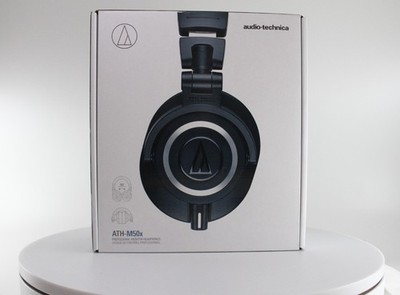 Audio-Technica Professional Studio Monitor Headphones - Black (ATH-M50X)