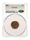 1859 Indian Head Cent  CACG VF 35  Choice Original Type w/ Excellent Appeal