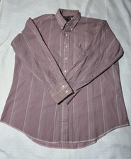 Wrangler Button Up Regular Fit 17 1/2 - 35 Cowboy Cut Single Needle Tailoring