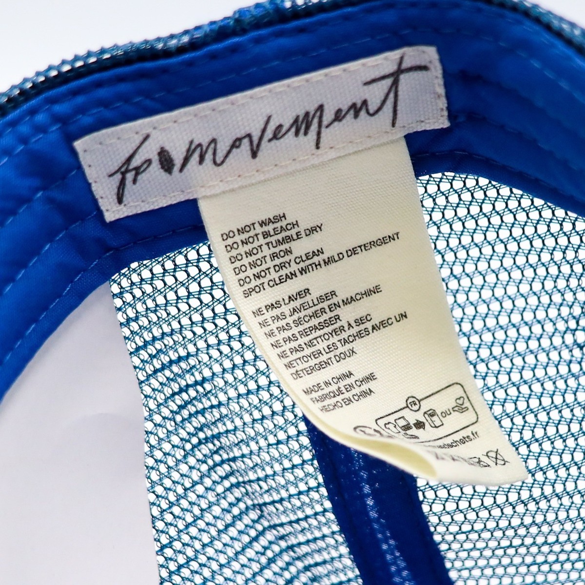 Free People Movement Terry Trucker Hat Women ALL Blue NYC Mesh Snapback NWT Summit Low Pro Trucker Hat - Bluestone – Free Fly Apparel main image 4
