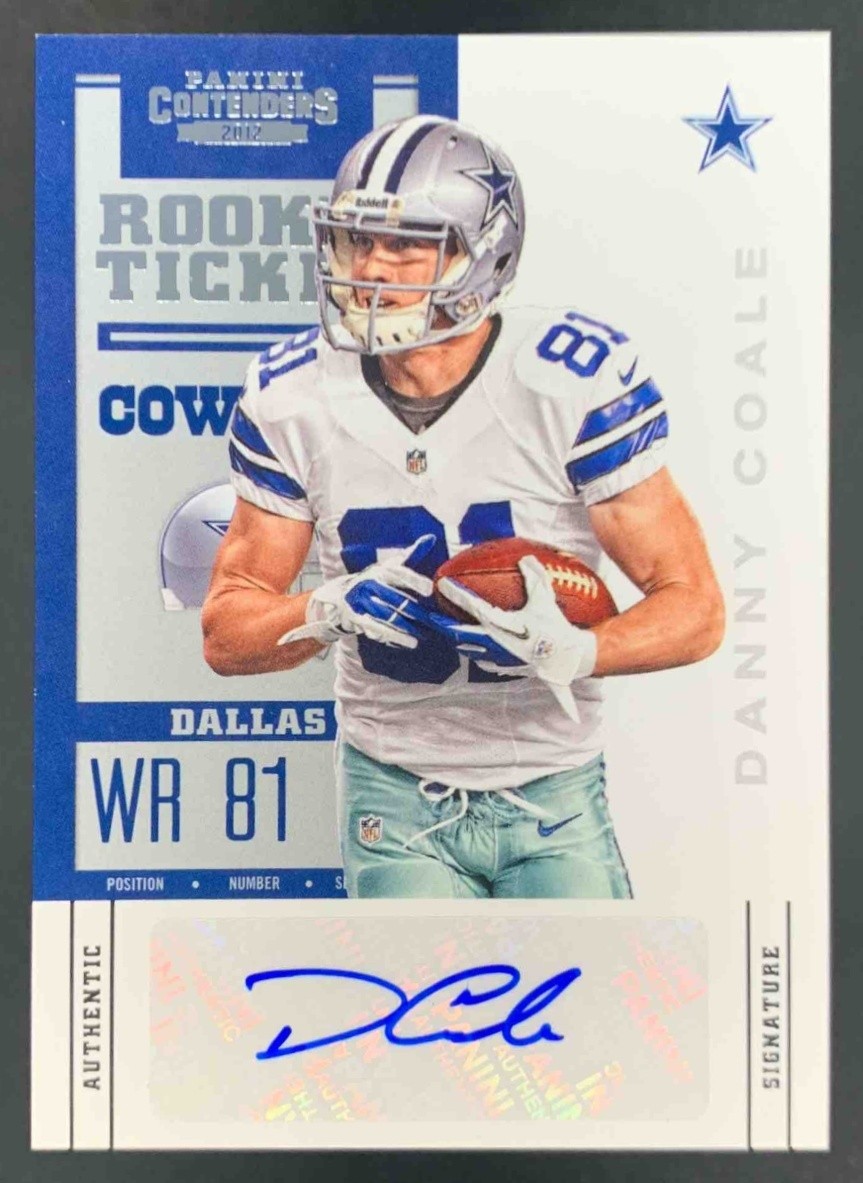 Danny Coale Panini Contenders #123 Autograph