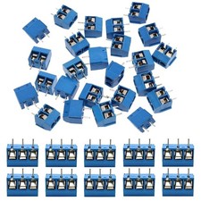 60 PCS 5mm Pitch 2 Pin 3 Pin PCB Mount Screw Terminal Block Connector Board Kit