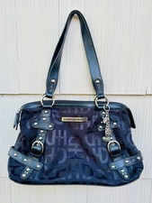 Vintage Harley Davidson Women s Cotton Leather Purse/Bag/Charms/Studded/LG-XL