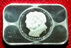 1974 Woodrow & Edith Wilson Bar-World Inc .999 Silver-President & 1st Lady Set