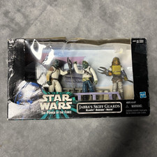 Hasbro Star Wars Power of the Force 2 Jabba's Skiff Guards Klaatu Barada Nikto