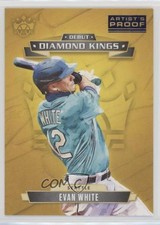 2021 Panini Diamond Kings Debut Artist Proof Blue Evan White #DDK-SM 0e3x