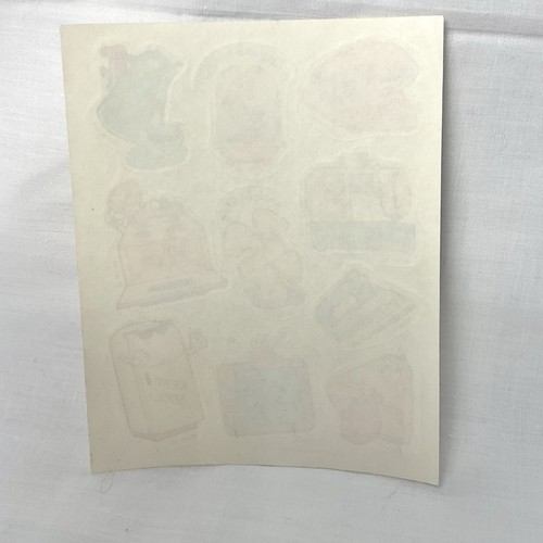 Vintage Stickers Hallmark home Appliances Fun Puns Sticker Sheet 80s - Picture 3 of 3