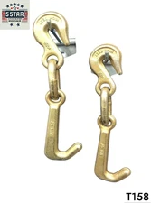 2 pcs Mo Clamp Style 6318 Grab Hook 7 Heavy  Frame Machine TOW TRUCK WRECKER