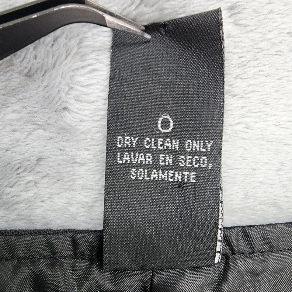 Pantalón Scarlett Vintage Mujer 7/8 Negro Floral Bordado Mezcla de Lino Forrado Corto Foto 4 de 4