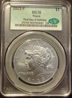 2023 P $1 Silver Peace Dollar CAC MS70 First Day of Delivery