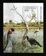 Guinea Bissau 1991 Echsenbussard MS1220 UM
