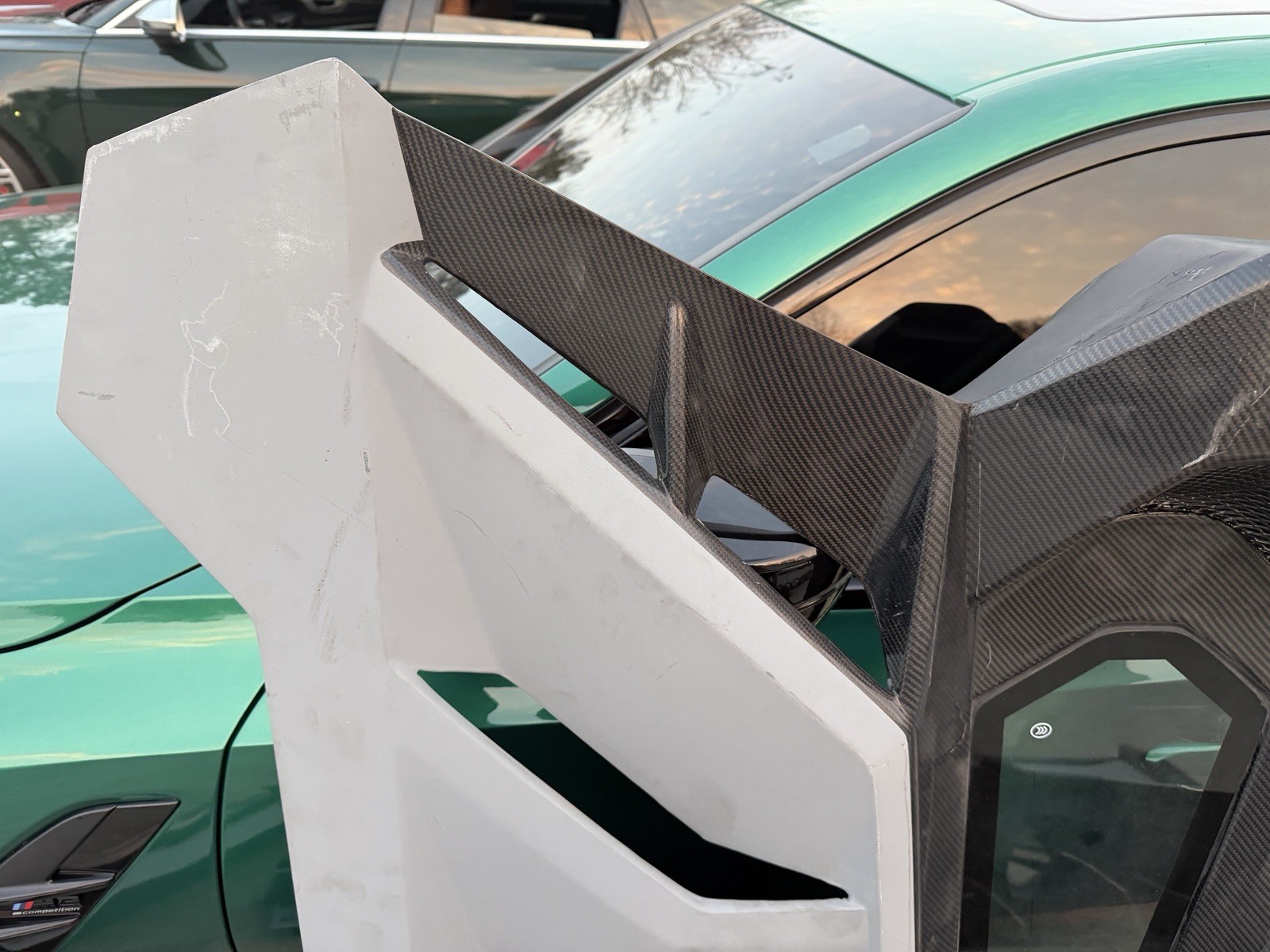 LAMBORGHINI AVENTADOR SVJ REPLICA KIT CARBON FIBER BUMPERS HOOD SIDE SKIRTS WING