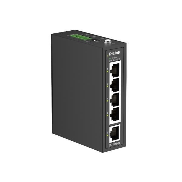 D-Link Switch Dis-100E-05/M 5 Porte Fast Ethernet Non Gestito Din Rail - Immagine 2