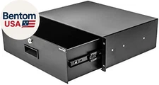 Server Cabinet Case 19 Inch Rack Mount DJ Locking Lockable Deep Drawer with Key