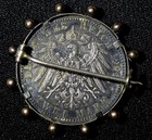 Germany PRUSSIA 1901 A 2 Mark KM# 525 Medal,Pin,Brooch Silver 13.92g. (29 043) — photo 3