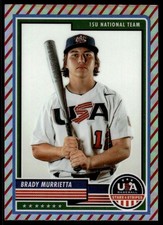 Brady Murrietta 2023 Panini Stars & Stripes USA Baseball #35 Stripes Baseball
