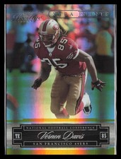 2007 Playoff Prestige #127 Vernon Davis Xtra Points Gold Rookie