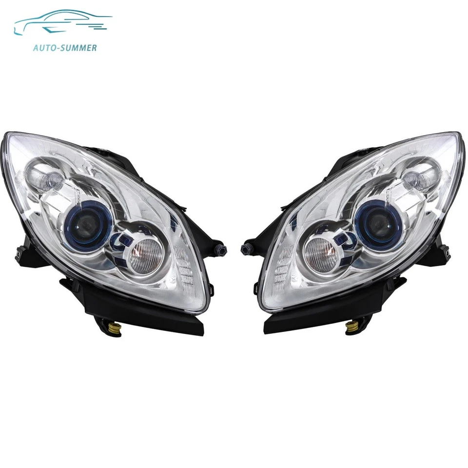 Left&Right Headlights Assy HID w/o AFS For 2008 09 10 2011 2012 Buick Enclave Foto 2 de 4