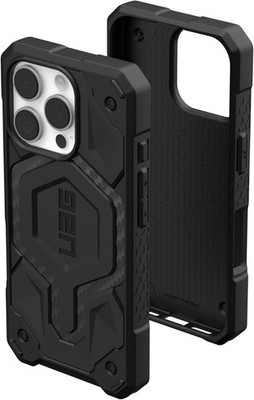 UAG iPhone 14 Pro Hülle Carbon Fiber Monarch Pro Stoßfest mit MagSafe Schwarz