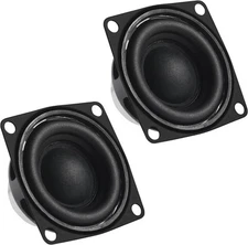 2Pcs 2" 2inch 4Ohm 10W Full Range Audio Speaker Stereo Woofer 2PCS 