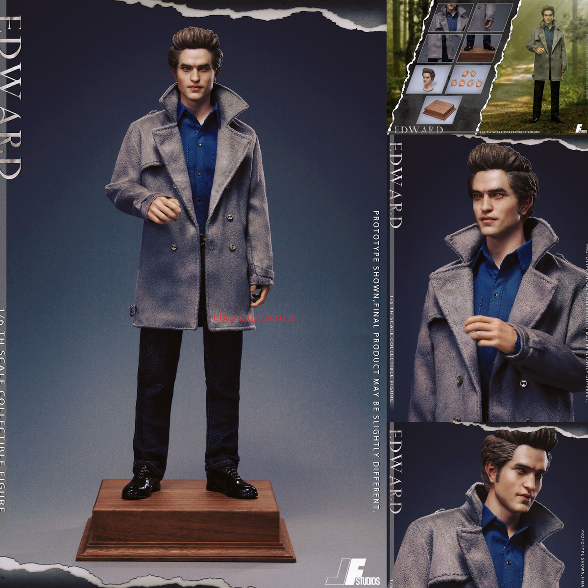 JF STUFIOS Twilight Edward Cullen 1/6 Action Figure Model