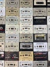 LOT: 50 CASSETTE TAPES ART CRAFTS UPCYCLING DECORATION FREE SHIPPING 